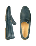 Aiaccio - Navy Blue Deer Leather Driving Shoe