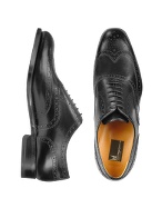 Oxford - Black Calfskin Wingtip Shoes