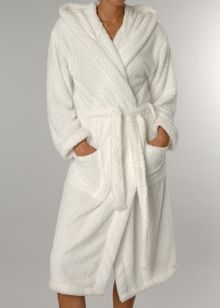 Bearly Robe hooded robe w/swirl