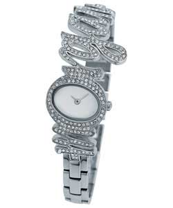 morgan Ladies Stone Set Bracelet Watch