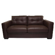 Morgan Large Leather Sofa, Brown