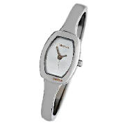 Morgan silver dial bangle watch