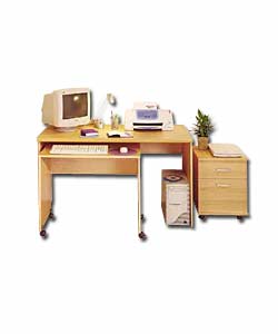 Twin Desk and Filer