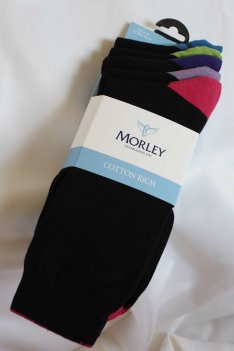 Jazzy Heel and Toe socks from Morley By Wolsey