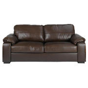 large leather sofa, chocolate