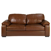 large leather sofa, cognac