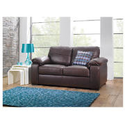 Morley regular leather sofa, chocolate