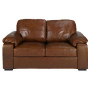 Morley regular leather sofa, cognac