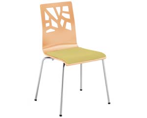 Morpeth chair with upholstered seat