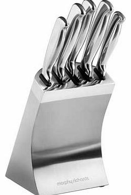 5 Piece Knife Block - Stainless
