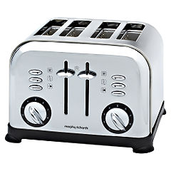 Accents 4 Slice Toaster Stainless Steel