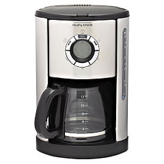 MORPHY RICHARDS Accents Polished Silver Filter Coffee Maker