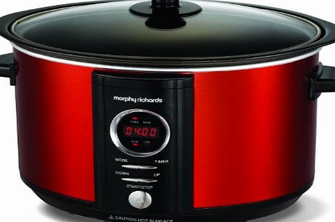 Morphy Richards Accents Slow Cooker, Red
