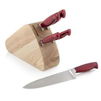 Morphy Richards Morphy Ricahrds Accents 5 Piece Knife Block in Red