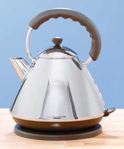 MORPHY RICHARDS Polished Stainless Steel Titanium Kettle