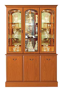 Morris Furniture Clarence 3 Door Display Cabinet