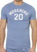 Moschino Petrol Blue t-shirt with front logo