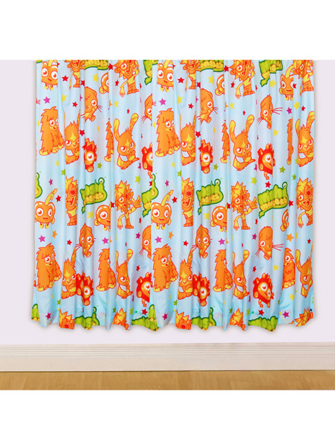 Moshi Monsters Curtains 72` drop x 66`