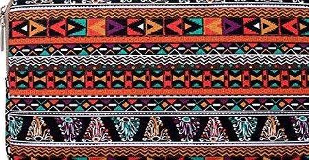 MOSISO  Laptop Sleeve, Bohemian Style Canvas Fabric Case Bag Cover for 15-15.6 Inch Laptops / Notebook / MacBook Air / MacBook Pro (Internal Dimensions: 15.75 x 0.79 x 11.61 inches (L x W x H), Phoenix