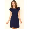 Gemma Dress with Cut-out Back in Navy and