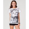 Motel Abbey Oversized T-Shirt in Black and White