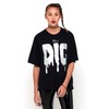 Motel Big Daddy Oversized Tee in Dig It Black