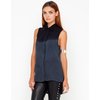 Motel Emily Sleeveless Dip Dyed Cut Out Shirt in