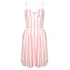 Motel Gladys Sun Dress in Pink and White Stripe