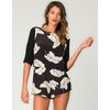 Motel Jessica Open Back Playsuit in Feather Print