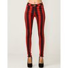 Motel Jordan Skinny Jean in Crimson Black Stripe