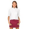 Motel Leigh Cropped Box Shirt in White