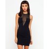 Motel Lilo Cut Out Mini Dress in Black with