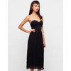 Motel Lucinda Maxi Dress in Black with Silver