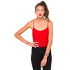 Motel Petty Strappy Crop Top in Red