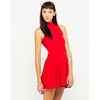 Motel Vanessa Turtleneck Dress in Colonial Red