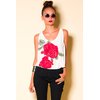 Vanessa Vest in Red Rose Bud