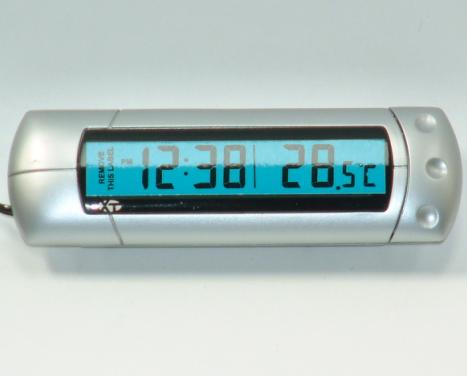 motormania Digital Clock and Thermometer