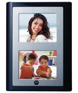 Motorola 4in Dual Screen Photo Frame