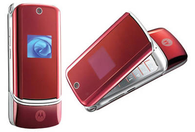 Motorola KRZR K1 MOTOKRZR COSMIC RED (UNLOCKED)