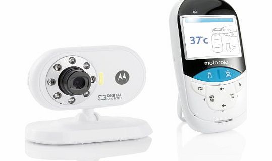 Motorola MBP27T Digital Video Baby Monitor with No-Touch IR Sensor