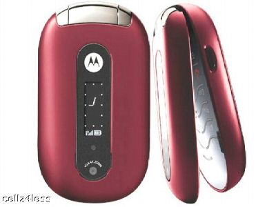 Motorola U6 PEBL UNLOCKED RED