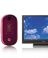 Motorola U9  Free 20 LCD TV