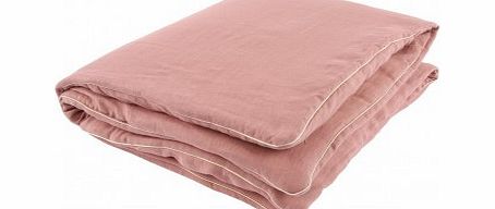 Mouche Bedspread dusky pink and gold `One size