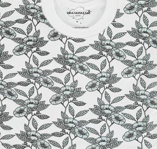 Moumout Floral Bib Sweatshirt Pale blue `One size