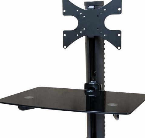 Mount-It! Wall Mounted TV and Component Shelf Combo DVD DVR VCR Wall Mount Br