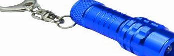 Mountain Warehouse Keychain 1 LED 3xAAA 9 High Intensity Camping Oudoors Bright Light Torch Cobalt One Size