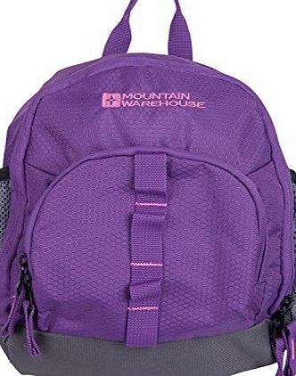 Mountain Warehouse Mini Hiker Rucksack Backpack Daypack Lightweight Travel School Bag 8 Litre Black One Size