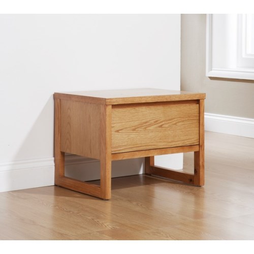 Mountrose Chloe Solid Oak 1 Drawer Bedside Cabinet