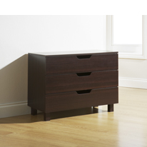 Clearance - Billings 3 Drawer Chest in Walnut