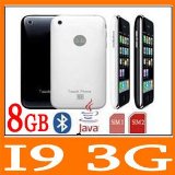 MMS Black i9 3G (8GB) Touch Screen Mobile Phone Smartphone PDA, GSM Quadband, Dual Sim Dual Standby, MP3/MP4, JAVA, SELF-INSTALL, Unlocked, Sim Free